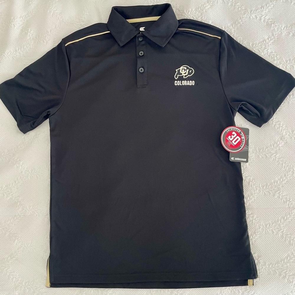 Colorado Buffalos Colosseum Men’s Polo Shirt Size Small | NEW WITH TAGS